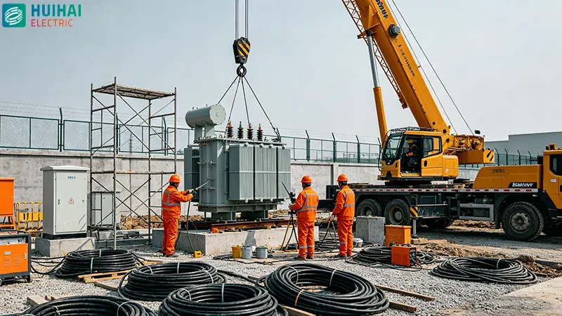Power Transformer Installation Site