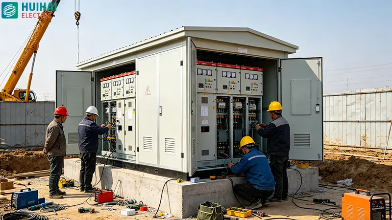 Prefabricated Substation Installation Site