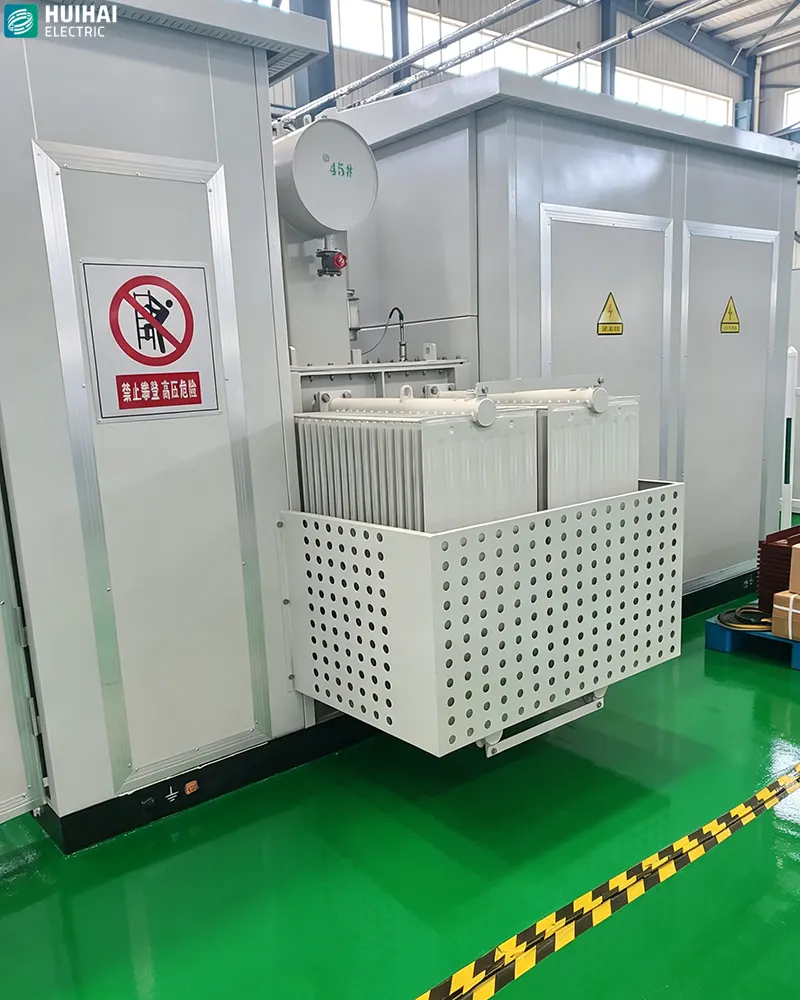 Wind Power Generation Supporting Prefabricated Substation