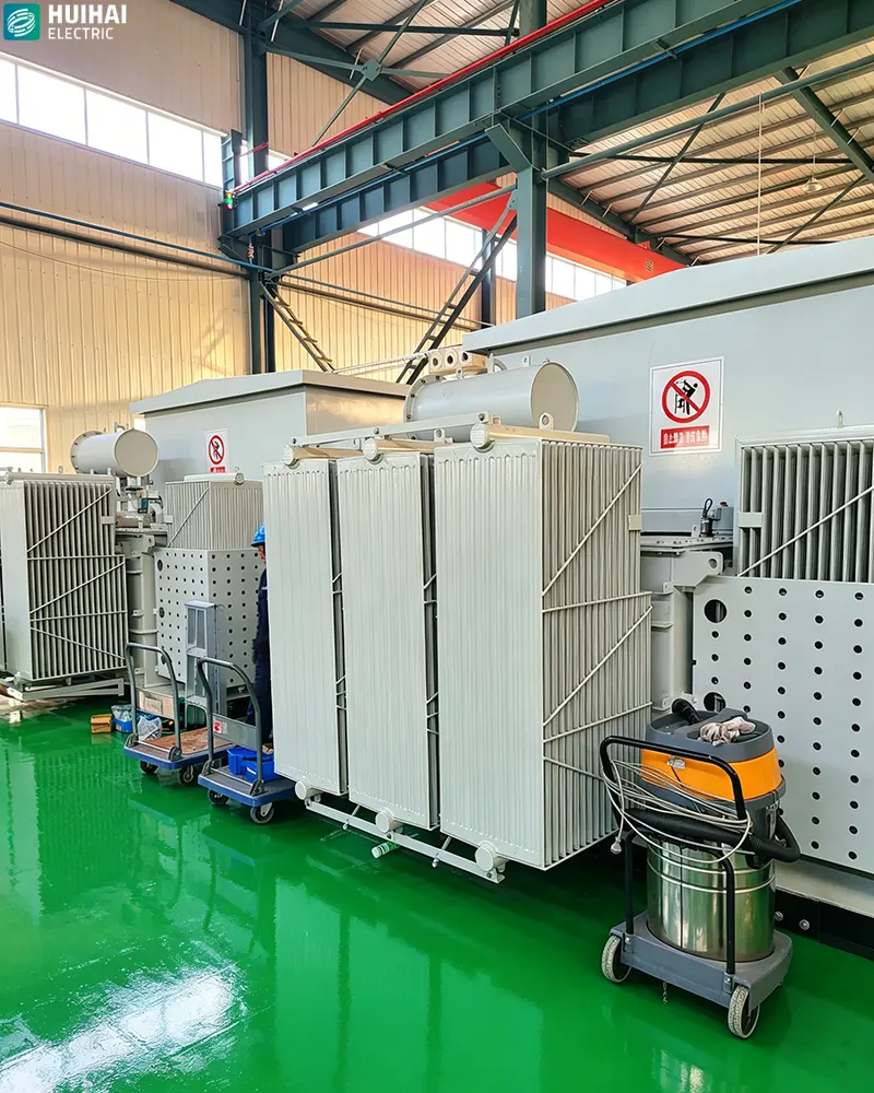 American-style transformer substation