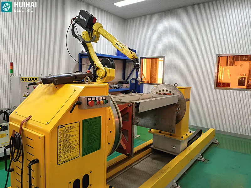 Dry-Type Transformer Manufacturing in Progress