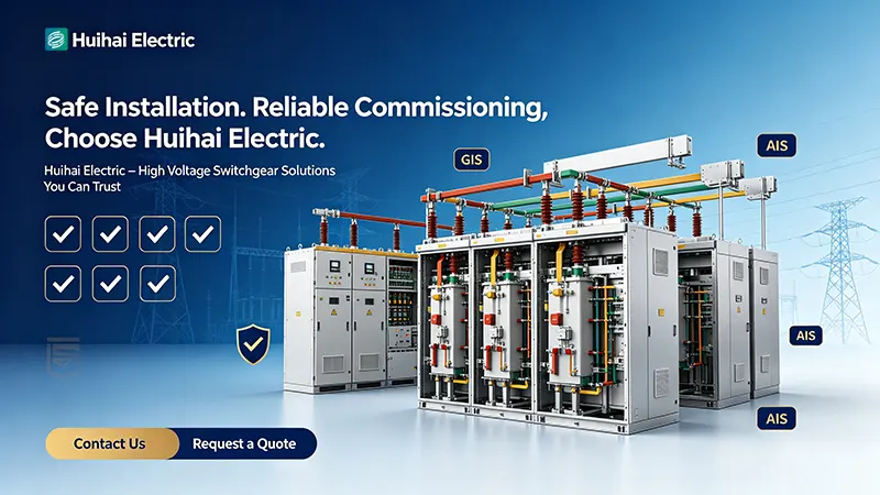 Huihai Electric high voltage switchgear – safe installation and reliable commissioning