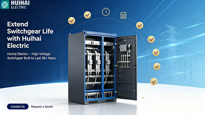 Huihai Electric high voltage switchgear – built for 30+ years of reliable service with proper maintenance Huihai Electric high voltage switchgear – built for 30+ years of reliable service with proper maintenance