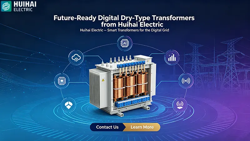 Huihai Electric future-ready digital dry-type transformers with smart sensors for smart grid applications