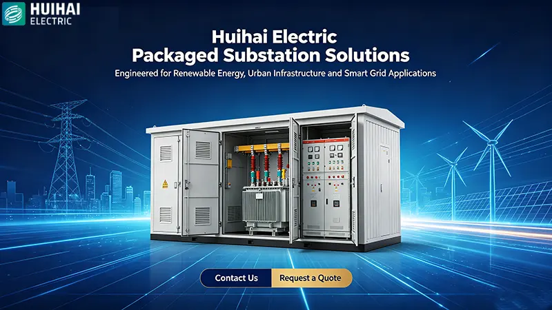 Huihai Electric packaged substation solutions – engineered for renewable energy, urban infrastructure, and smart grid applications