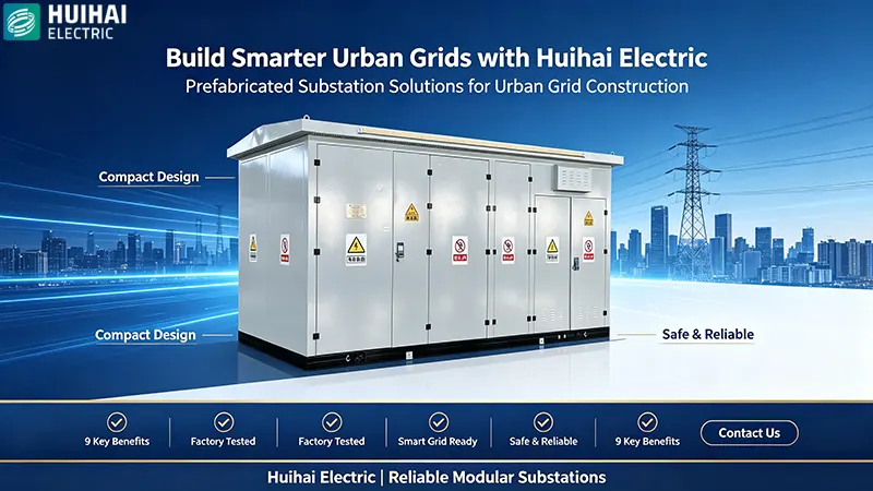 Huihai Electric prefabricated substation solutions for urban grid construction – reliable, compact, and smart grid ready Huihai Electric prefabricated substation solutions for urban grid construction – reliable, compact, and smart grid ready