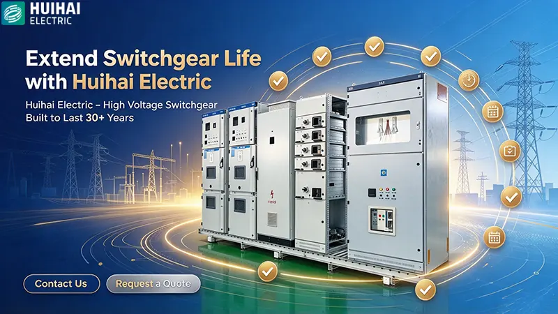 Huihai Electric high voltage switchgear – built for 30+ years of reliable service with proper maintenance and smart monitoring