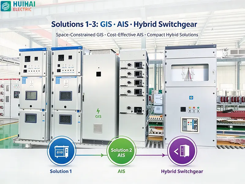 Solutions 1-3: GIS · AIS · Hybrid Switchgear Solutions 1-3: GIS · AIS · Hybrid Switchgear