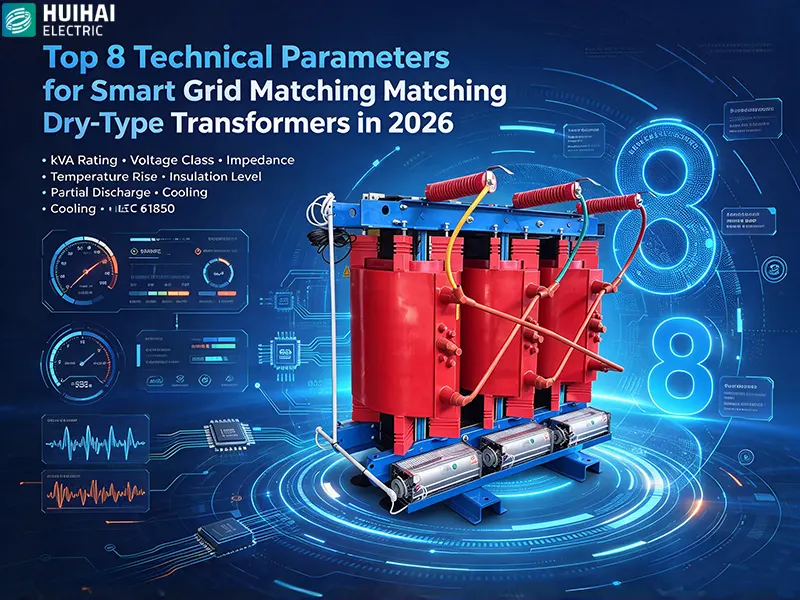 Top 8 technical parameters for smart grid matching dry-type transformers in 2026 – kVA rating, voltage class, impedance, temperature rise, insulation level, partial discharge, cooling, and IEC 61850 interface Top 8 technical parameters for smart grid matching dry-type transformers in 2026 – kVA rating, voltage class, impedance, temperature rise, insulation level, partial discharge, cooling, and IEC 61850 interface